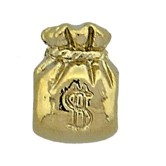 Oro Laminado Love Link Pendant, Gold Filled Style Money Sign Design, Polished, Golden Finish
