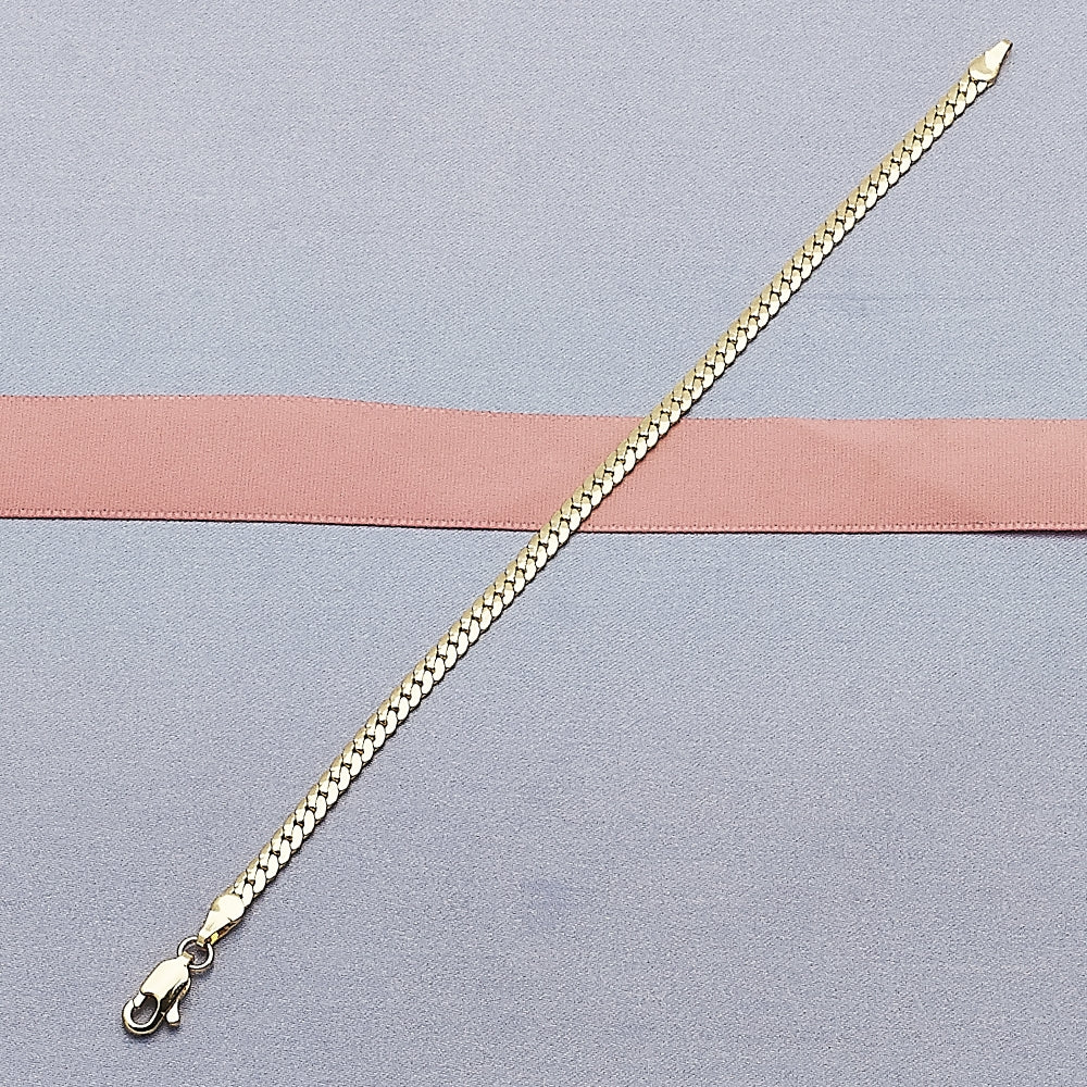 Oro Laminado Basic Bracelet, Gold Filled Style Polished, Golden Finish