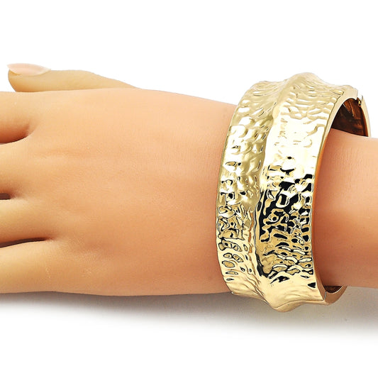 Oro Laminado Individual Bangle, Gold Filled Style Polished, Golden Finish