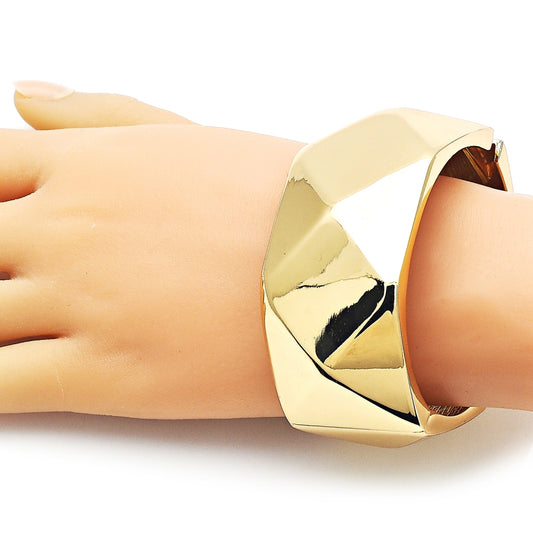 Oro Laminado Individual Bangle, Gold Filled Style Polished, Golden Finish