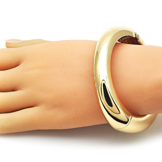 Oro Laminado Individual Bangle, Gold Filled Style Polished, Golden Finish