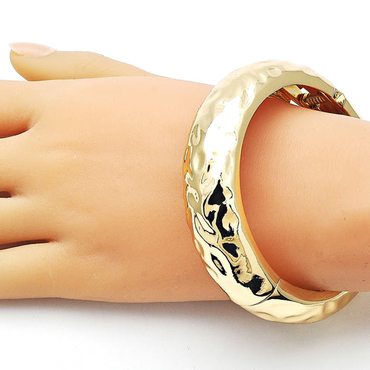 Oro Laminado Individual Bangle, Gold Filled Style Polished, Golden Finish