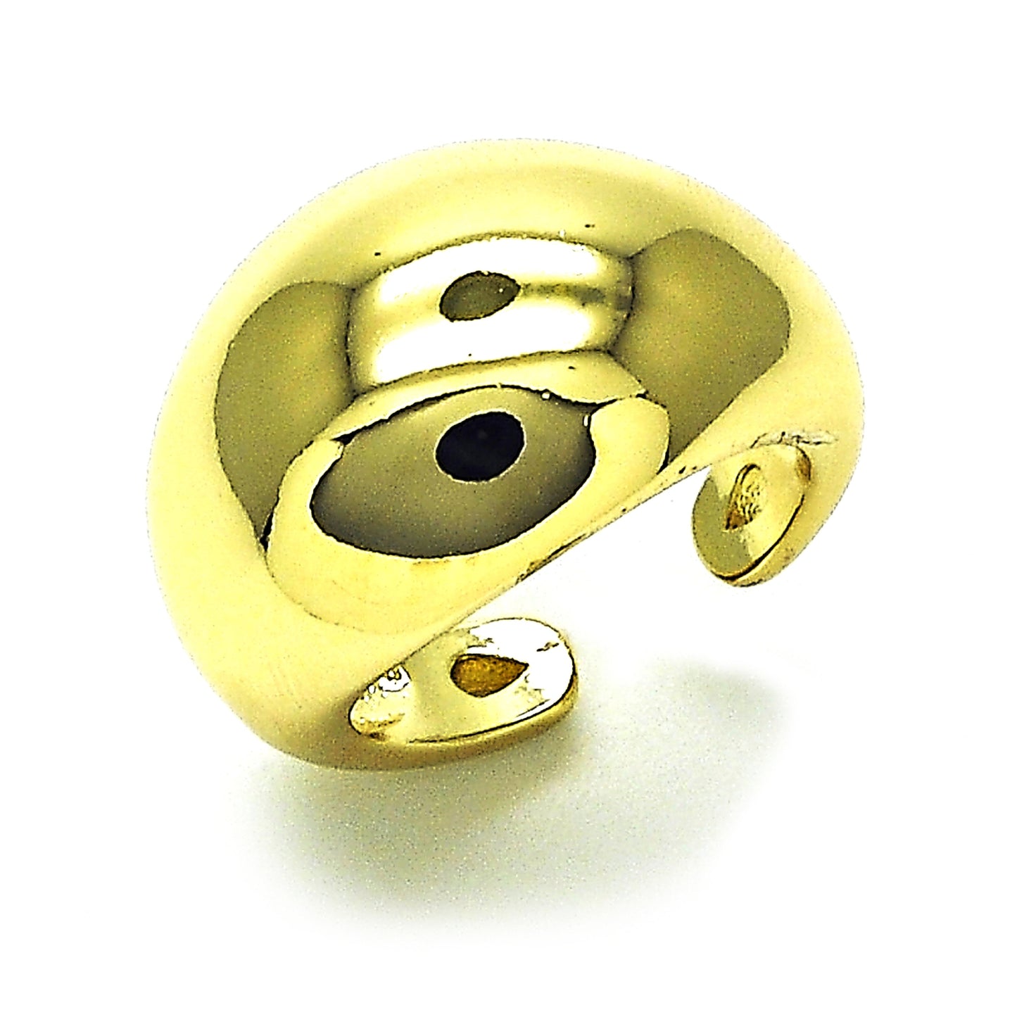 Oro Laminado Elegant Ring, Gold Filled Style Ball Design, Polished, Golden Finish