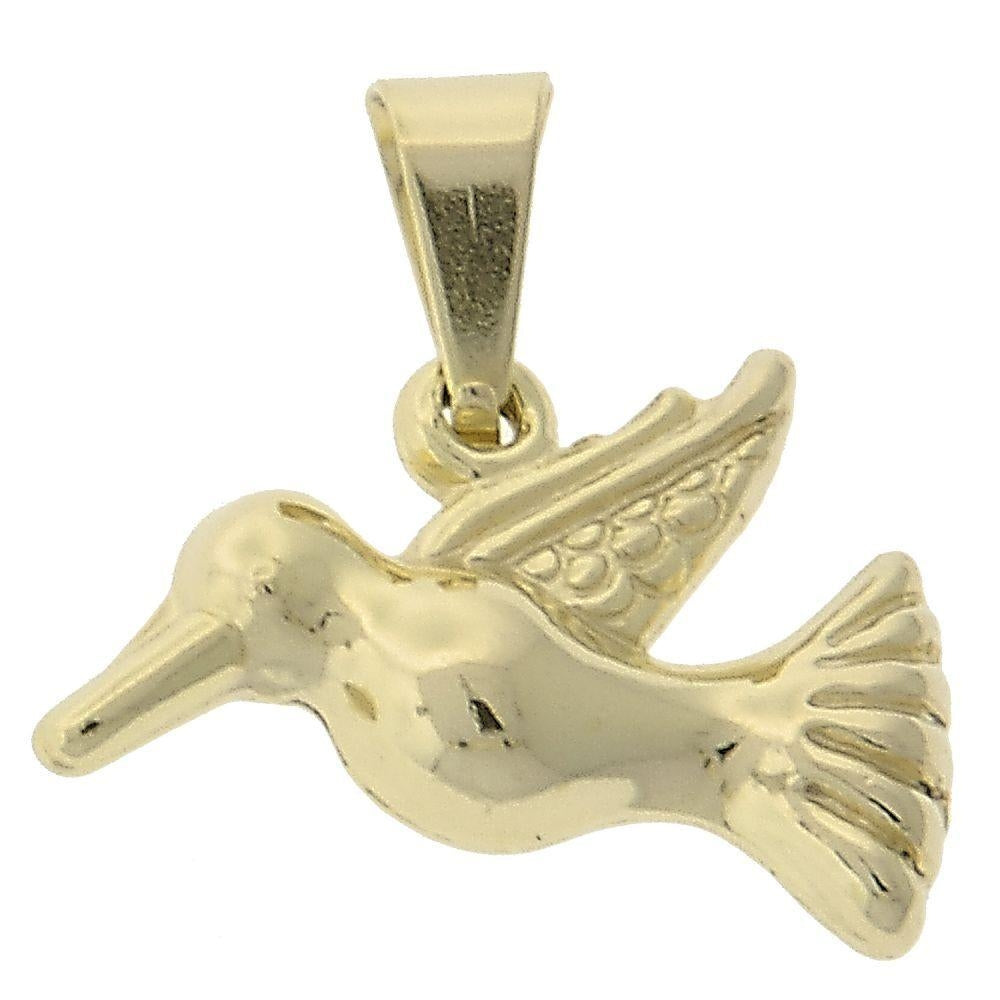 Oro Laminado Fancy Pendant, Gold Filled Style Buffalo Design, Polished, Golden Finish