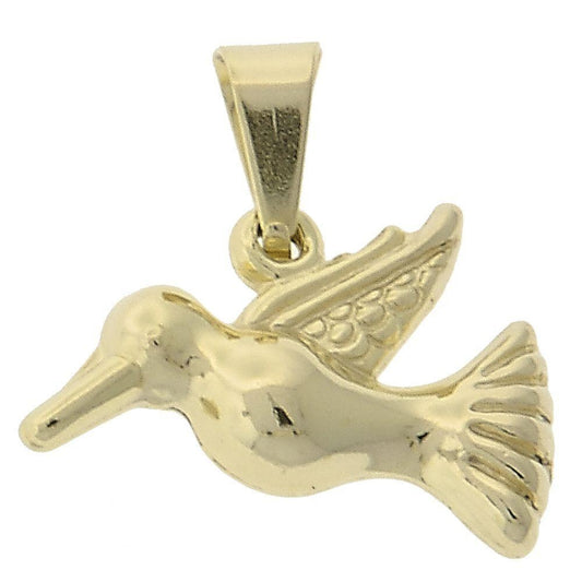 Oro Laminado Fancy Pendant, Gold Filled Style Buffalo Design, Polished, Golden Finish