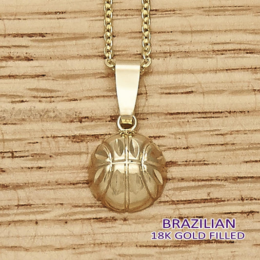 Oro Laminado Fancy Pendant, Gold Filled Style Polished, Golden Finish