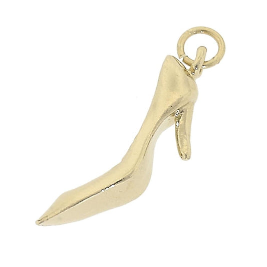Oro Laminado Fancy Pendant, Gold Filled Style Shoes Design, Polished, Golden Finish