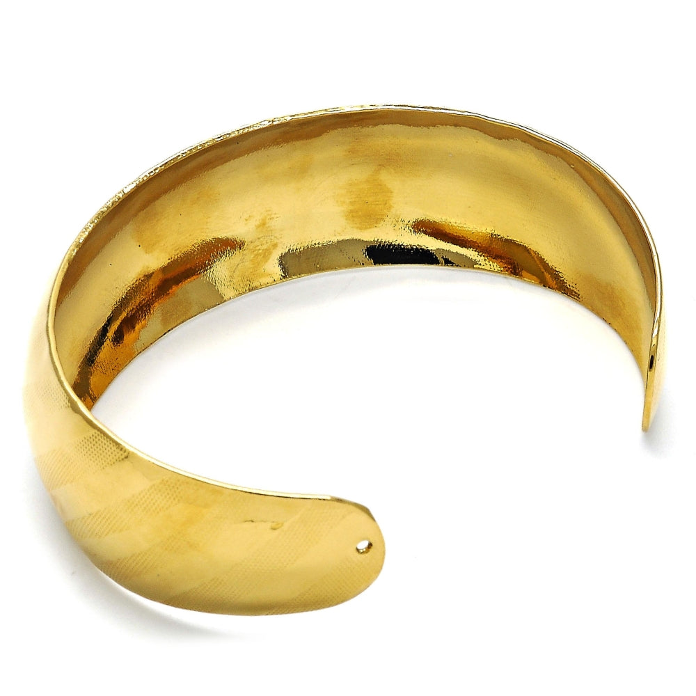 Oro Laminado Individual Bangle, Gold Filled Style Polished, Golden Finish