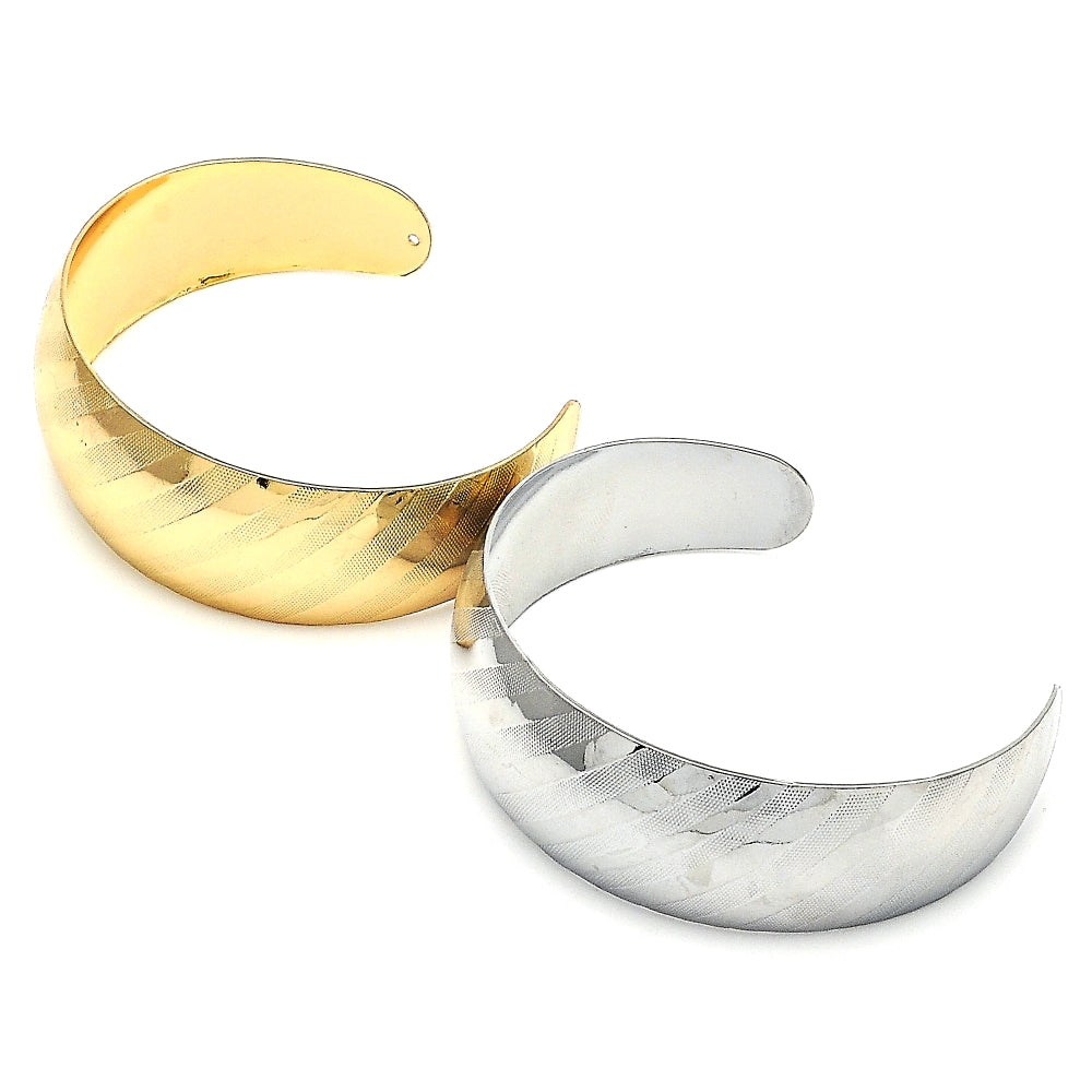 Oro Laminado Individual Bangle, Gold Filled Style Polished, Golden Finish