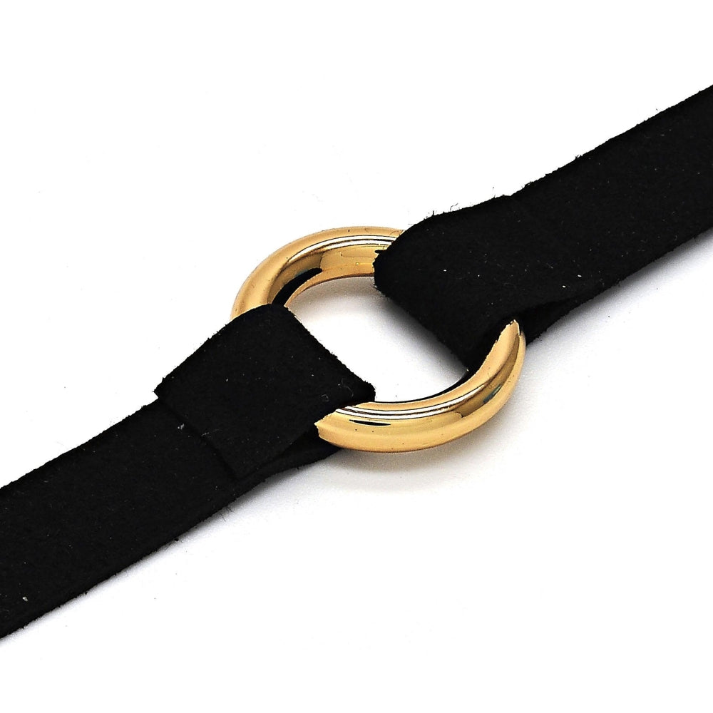Oro Laminado Fancy Necklace, Gold Filled Style Choker Design, Polished, Golden Finish