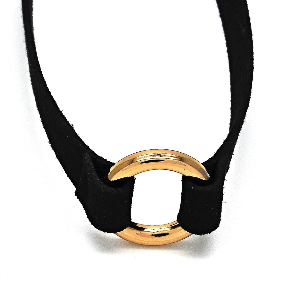 Oro Laminado Fancy Necklace, Gold Filled Style Choker Design, Polished, Golden Finish