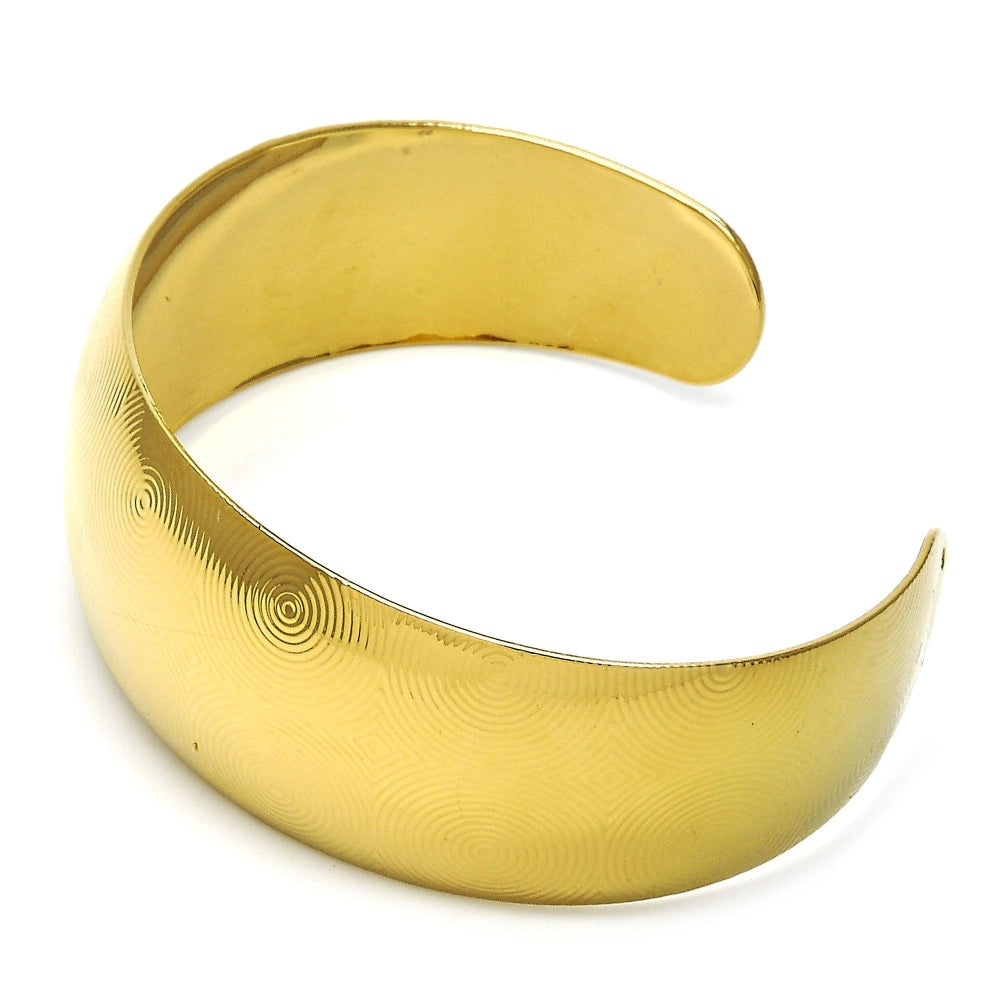 Oro Laminado Individual Bangle, Gold Filled Style Polished, Golden Finish