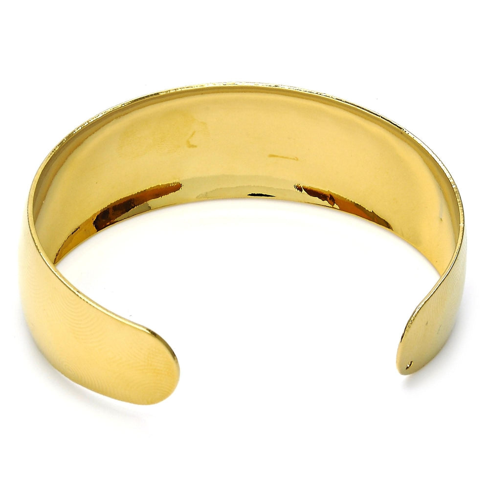Oro Laminado Individual Bangle, Gold Filled Style Polished, Golden Finish
