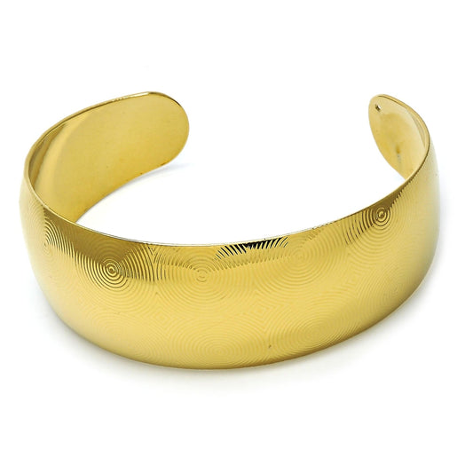 Oro Laminado Individual Bangle, Gold Filled Style Polished, Golden Finish