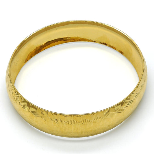 Oro Laminado Individual Bangle, Gold Filled Style Polished, Golden Finish