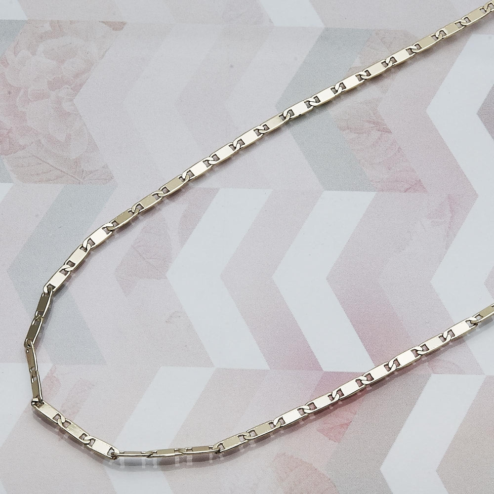 Oro Laminado Basic Necklace, Gold Filled Style Polished, Golden Finish