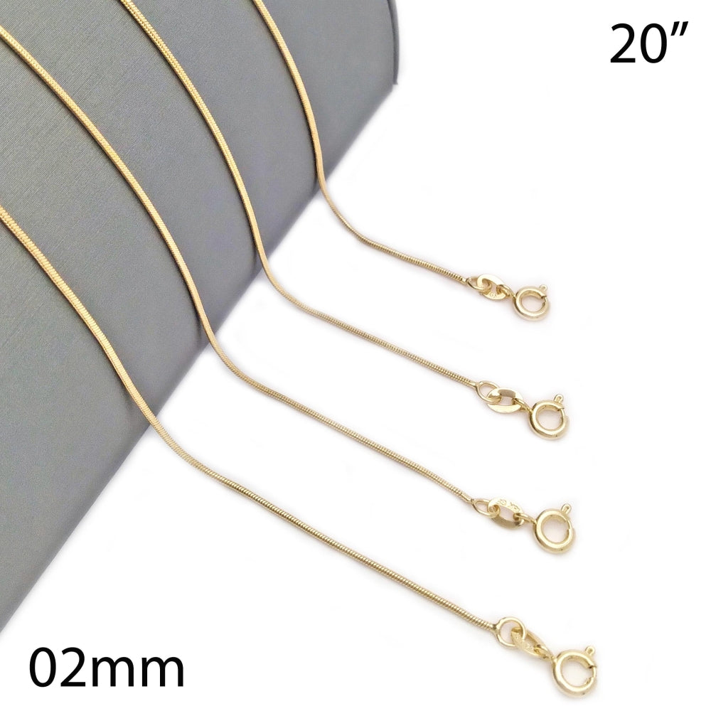 Oro Laminado Basic Necklace, Gold Filled Style Polished, Golden Finish