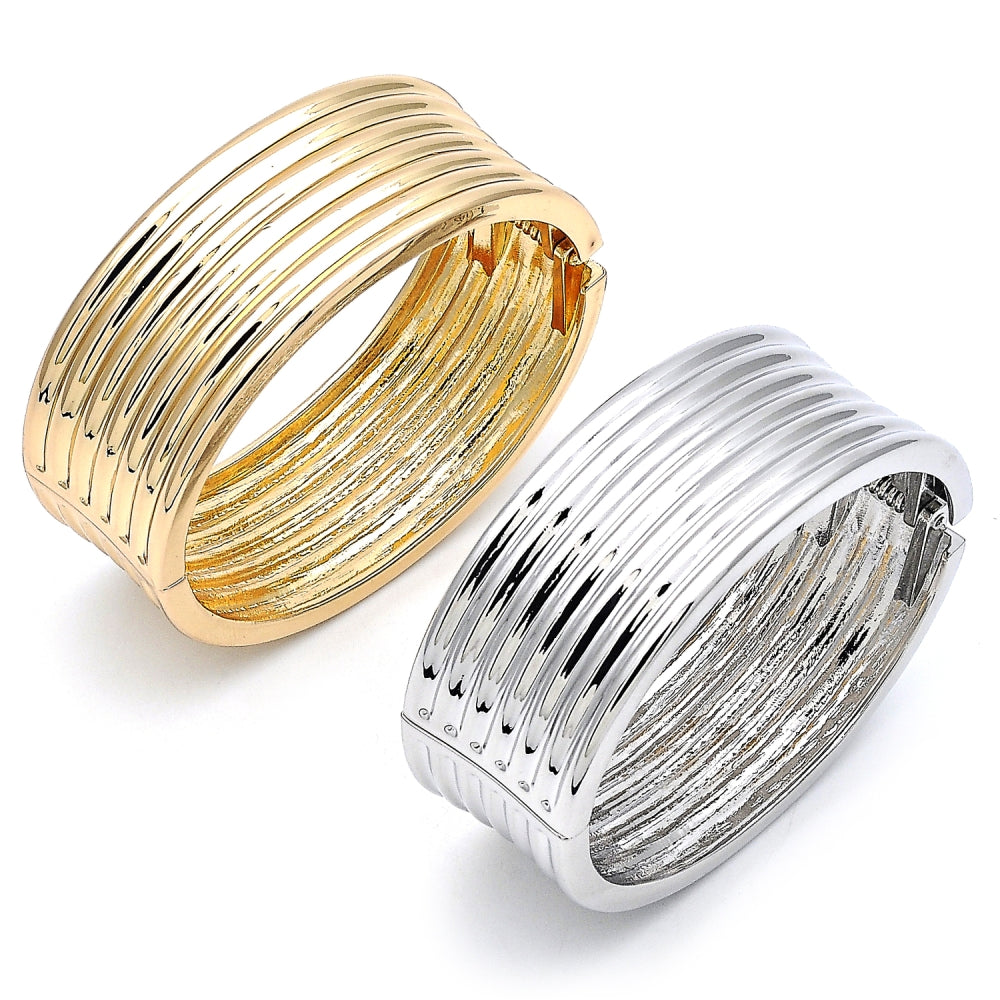 Oro Laminado Individual Bangle, Gold Filled Style Polished, Golden Finish