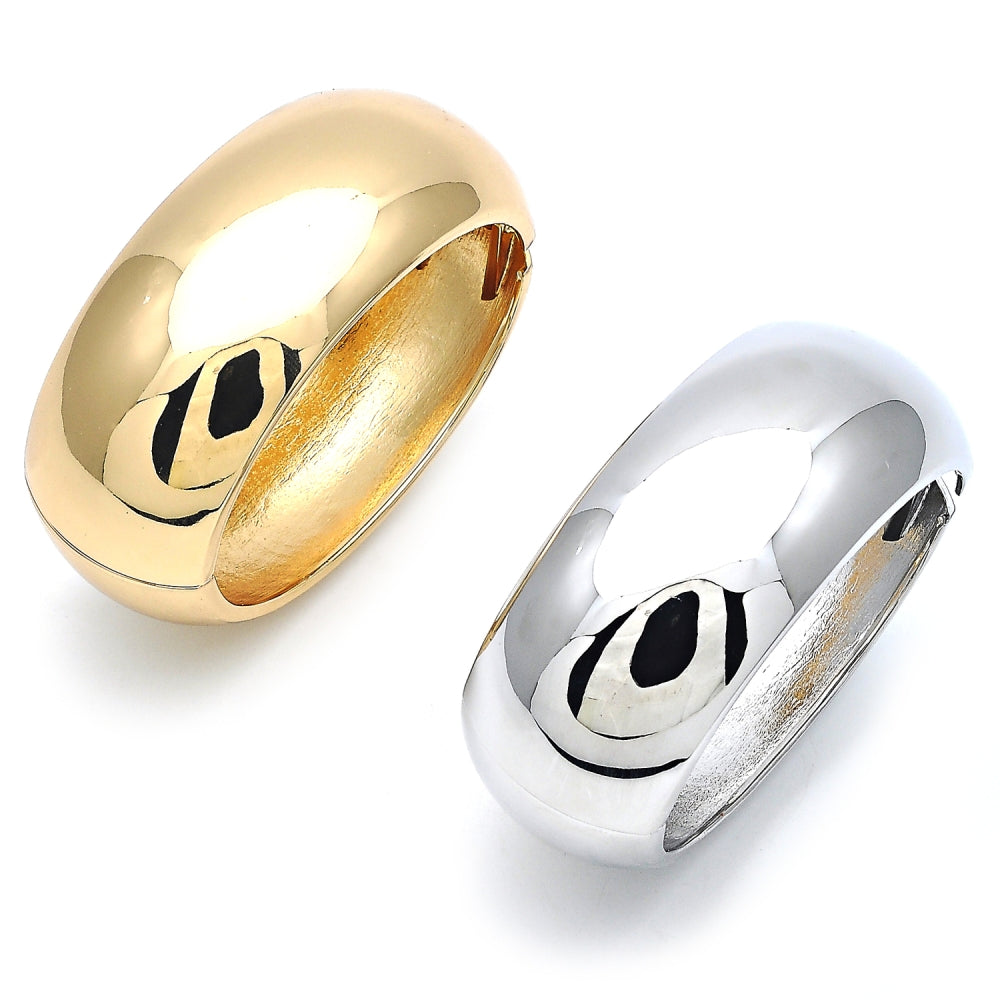 Oro Laminado Individual Bangle, Gold Filled Style Polished, Golden Finish