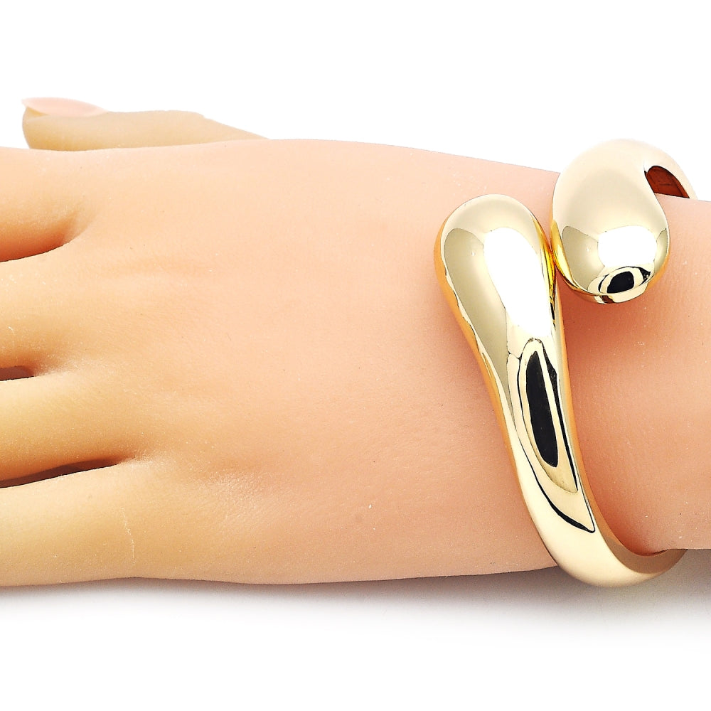 Oro Laminado Individual Bangle, Gold Filled Style Polished, Golden Finish