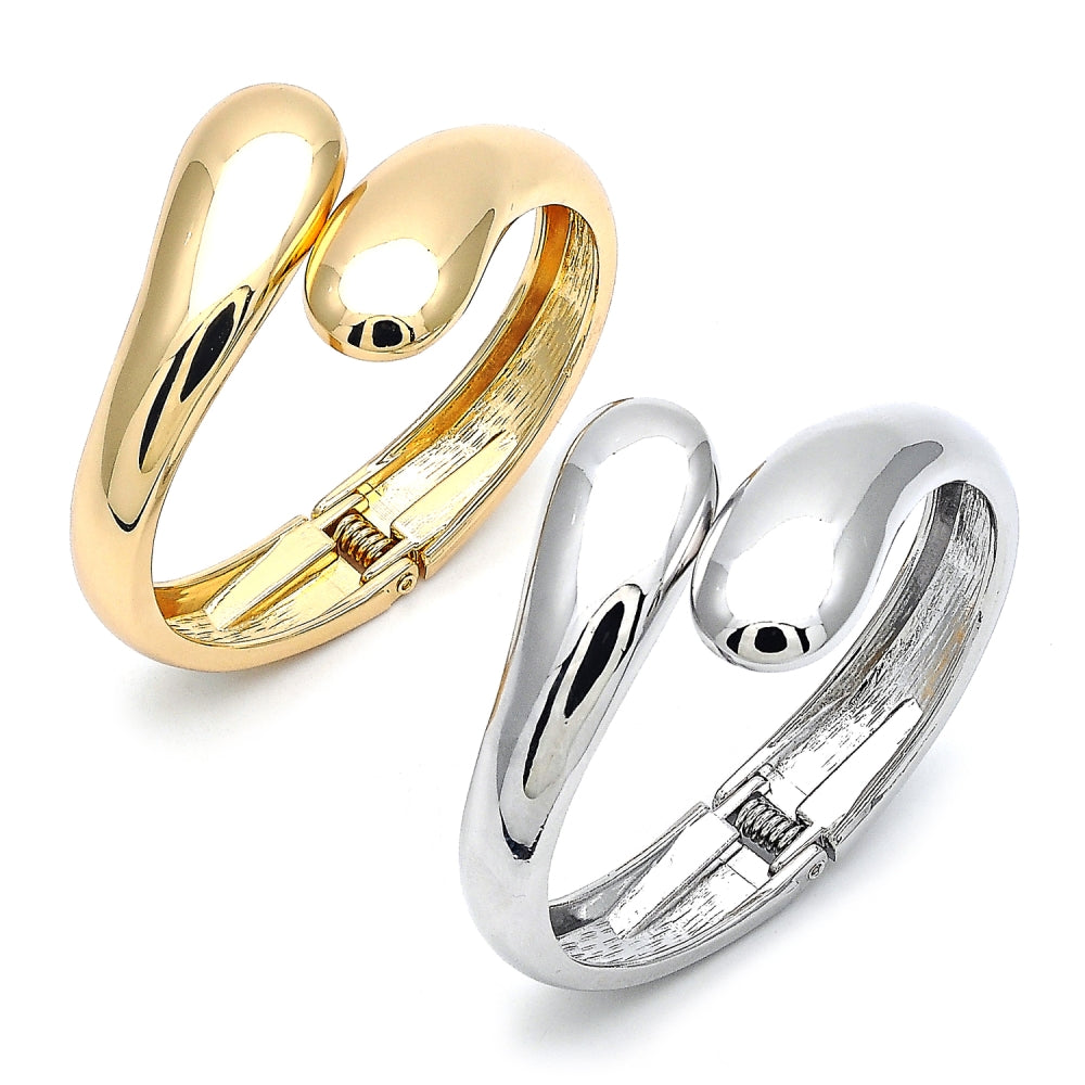 Oro Laminado Individual Bangle, Gold Filled Style Polished, Golden Finish