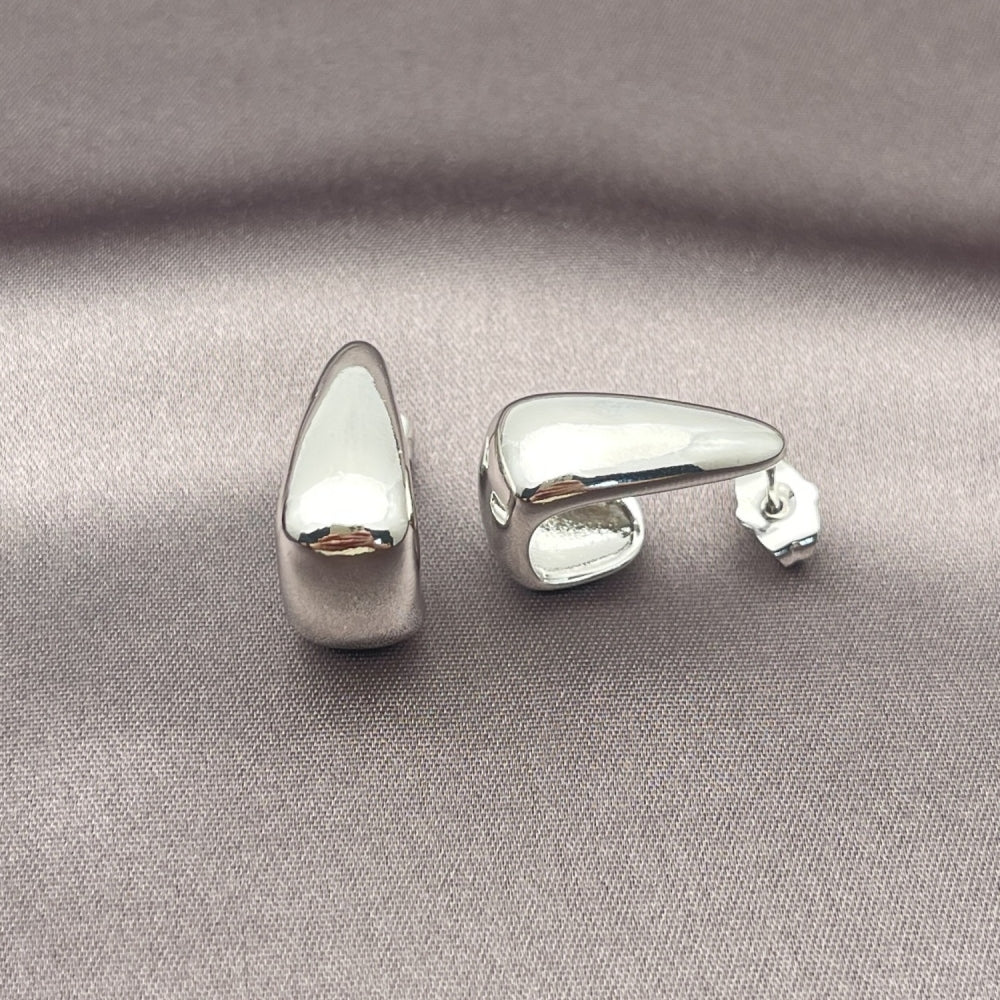 Rhodium Gold Filled Small Hoop, Polished, Rhodium Finish