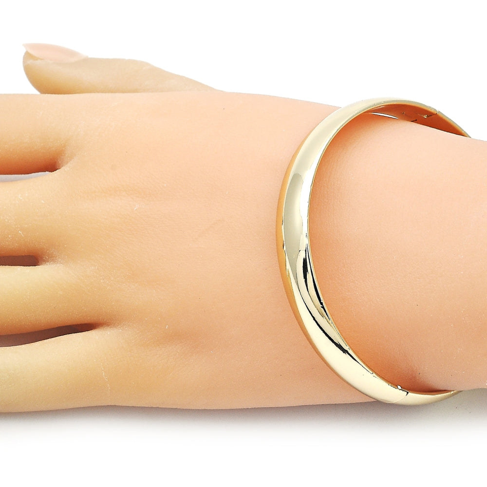 Oro Laminado Individual Bangle, Gold Filled Style Polished, Golden Finish