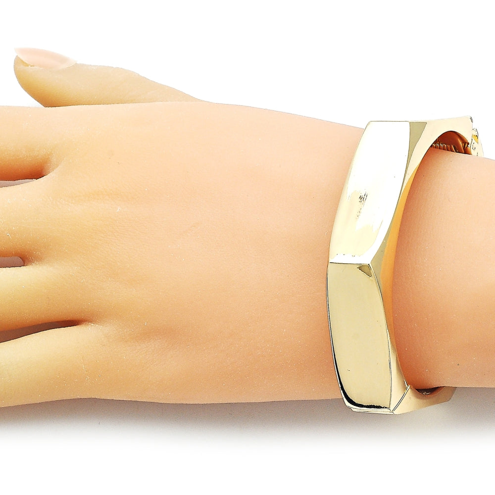 Oro Laminado Individual Bangle, Gold Filled Style Polished, Golden Finish