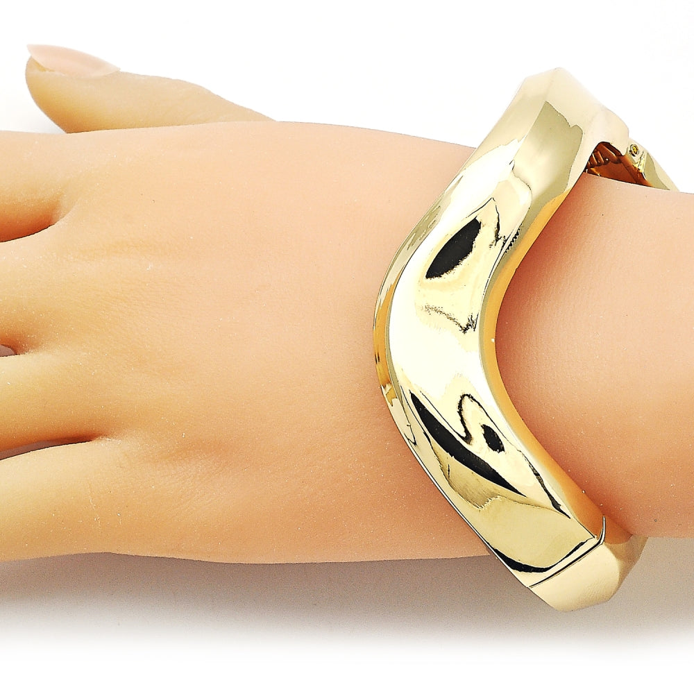 Oro Laminado Individual Bangle, Gold Filled Style Polished, Golden Finish