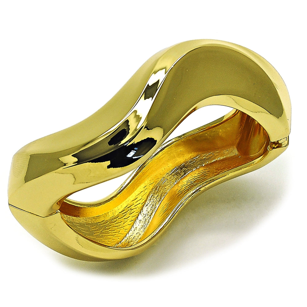 Oro Laminado Individual Bangle, Gold Filled Style Polished, Golden Finish