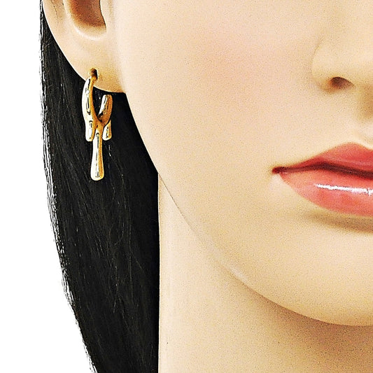 Oro Laminado Small Hoop, Gold Filled Style Polished, Golden Finish