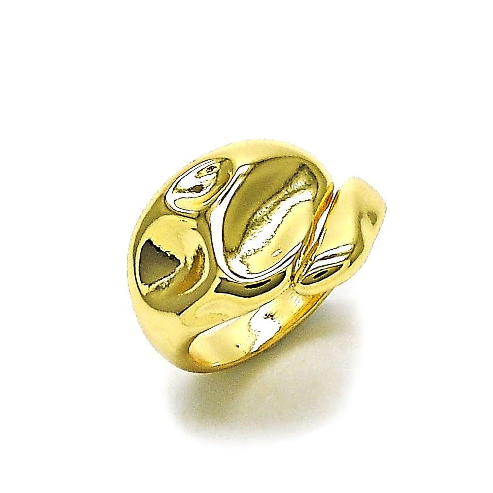 Oro Laminado Elegant Ring, Gold Filled Style Polished, Golden Finish