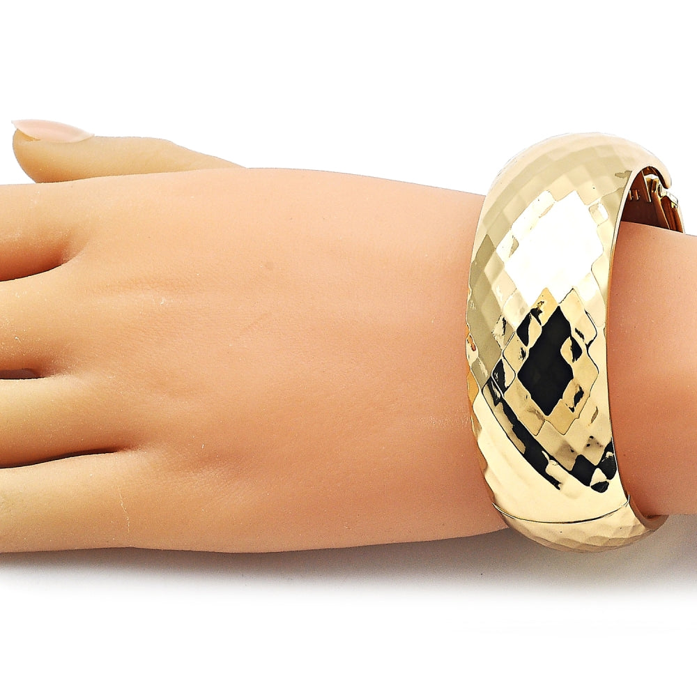 Oro Laminado Individual Bangle, Gold Filled Style Polished, Golden Finish