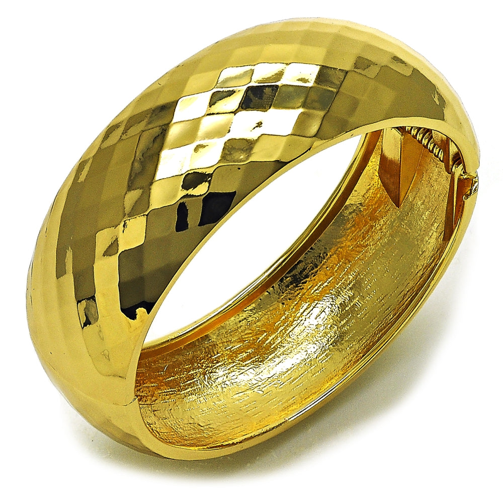 Oro Laminado Individual Bangle, Gold Filled Style Polished, Golden Finish