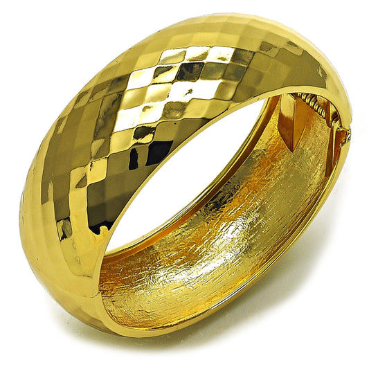 Oro Laminado Individual Bangle, Gold Filled Style Polished, Golden Finish