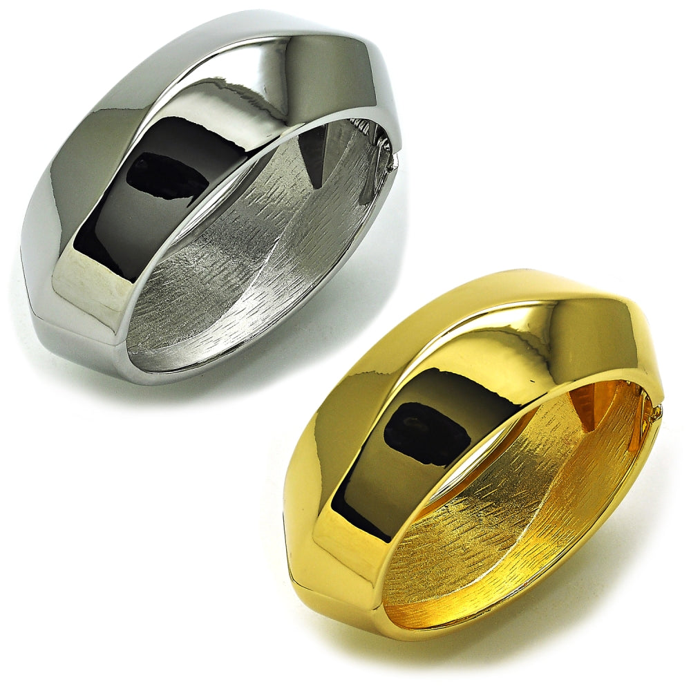 Oro Laminado Individual Bangle, Gold Filled Style Polished, Golden Finish