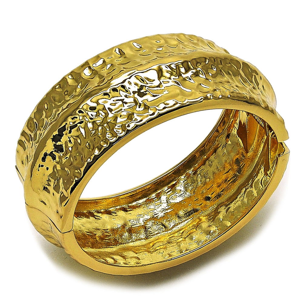 Oro Laminado Individual Bangle, Gold Filled Style Polished, Golden Finish