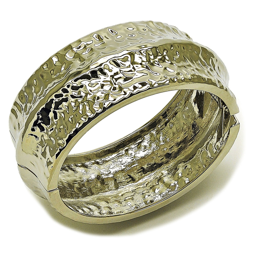 Rhodium Gold Filled Individual Bangle, Polished, Rhodium Finish