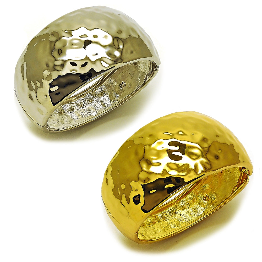 Rhodium Gold Filled Individual Bangle, Polished, Rhodium Finish