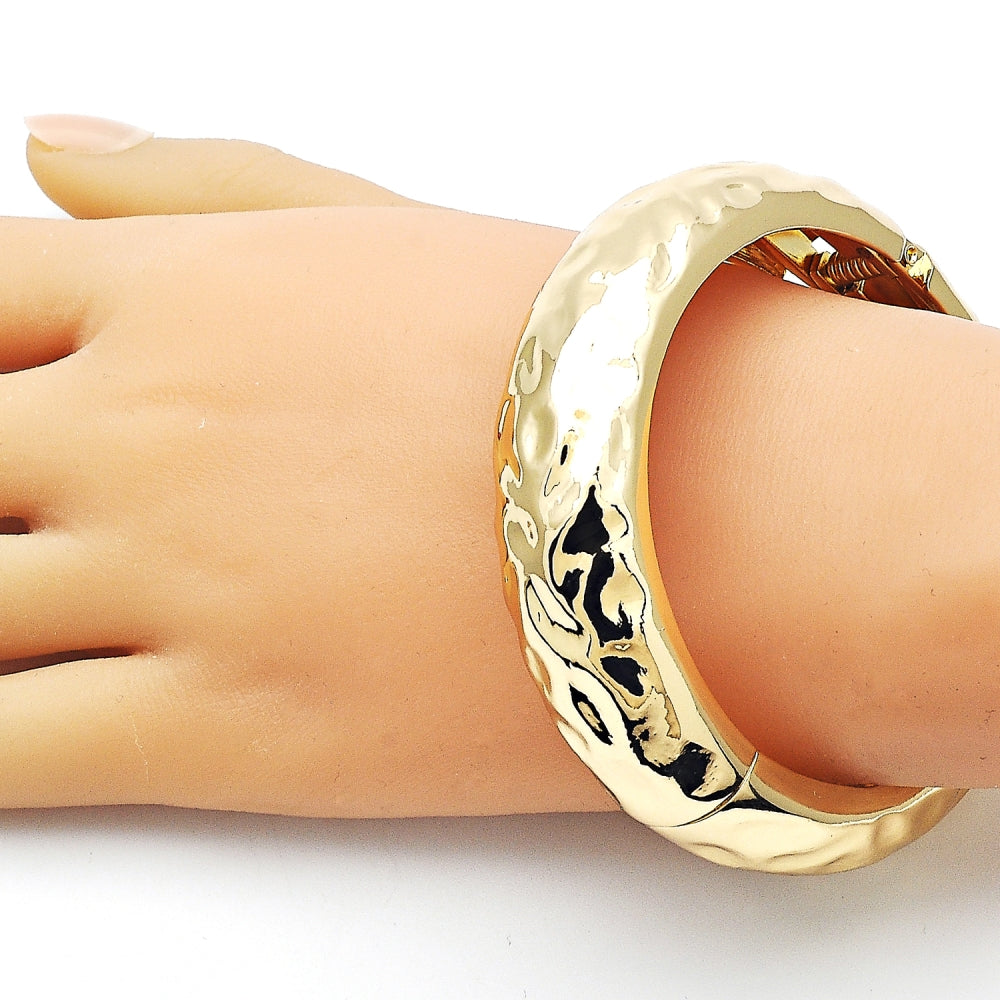 Oro Laminado Individual Bangle, Gold Filled Style Polished, Golden Finish