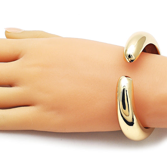 Oro Laminado Individual Bangle, Gold Filled Style Polished, Golden Finish
