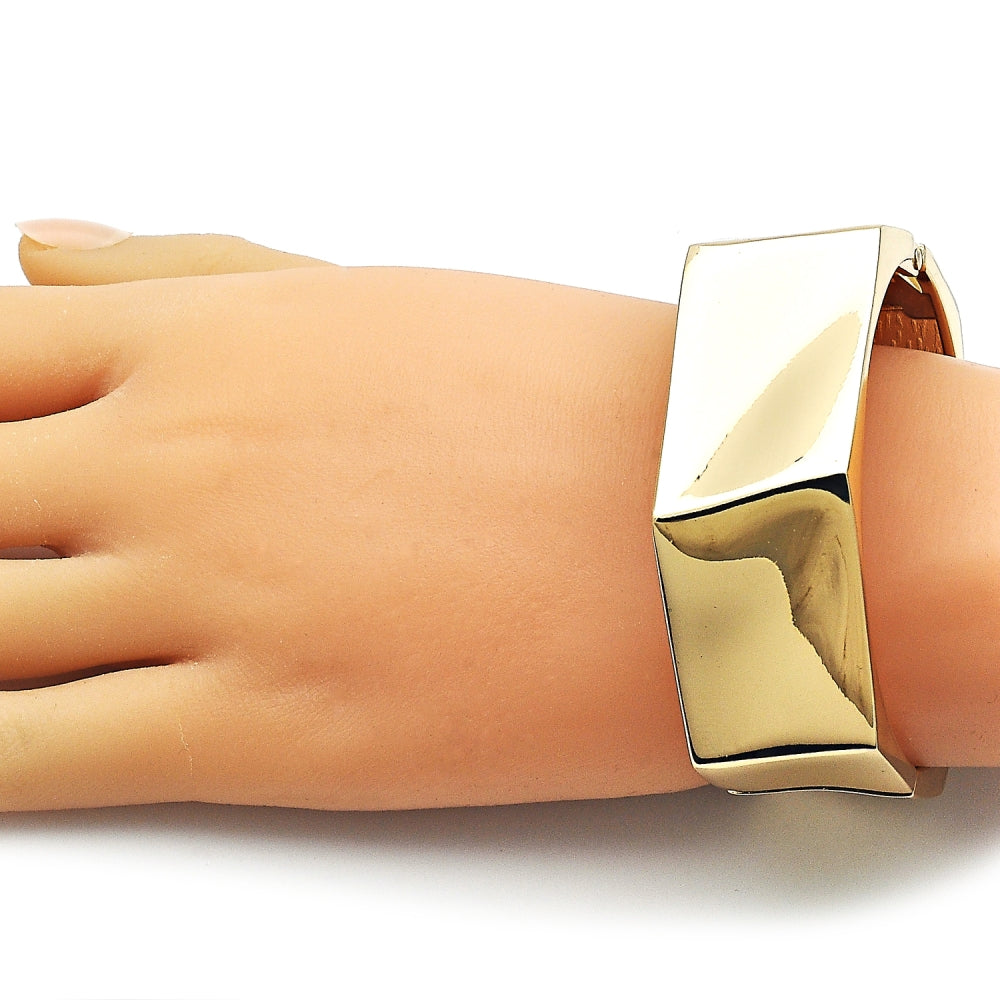 Oro Laminado Individual Bangle, Gold Filled Style Polished, Golden Finish