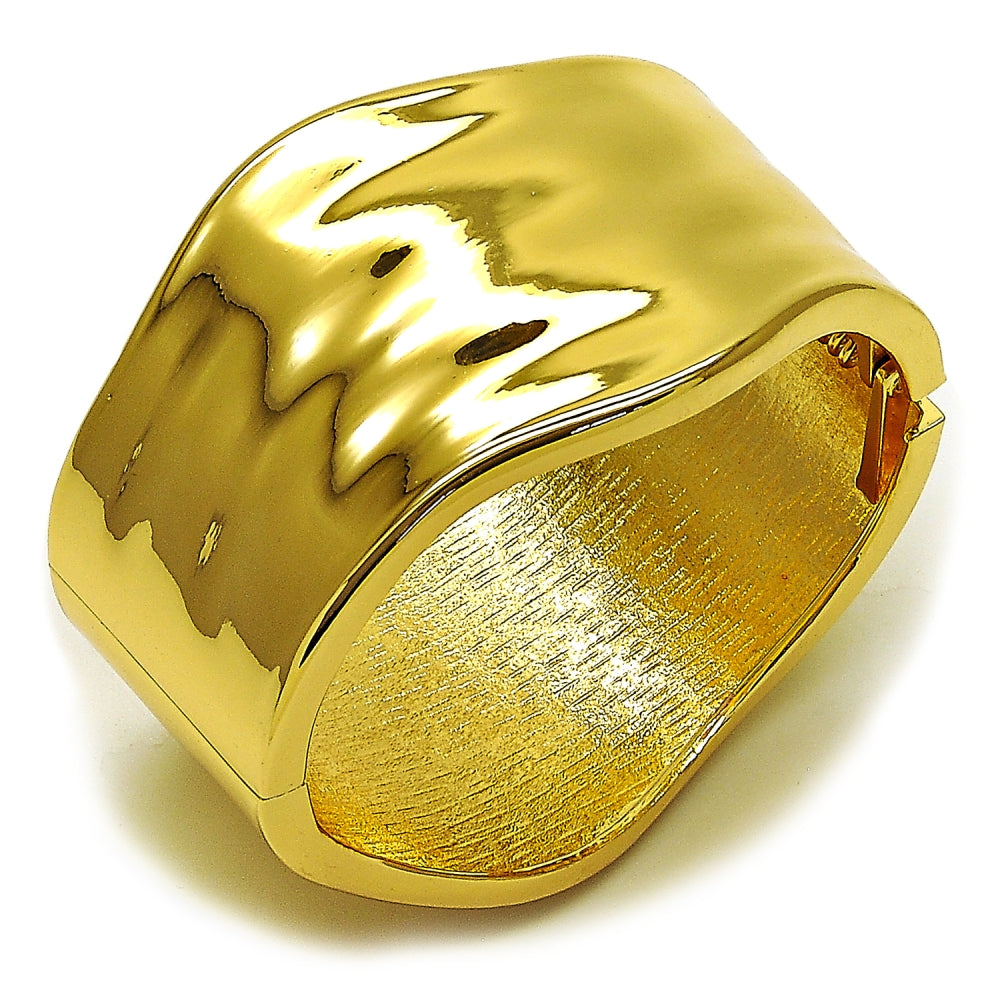 Oro Laminado Individual Bangle, Gold Filled Style Polished, Golden Finish