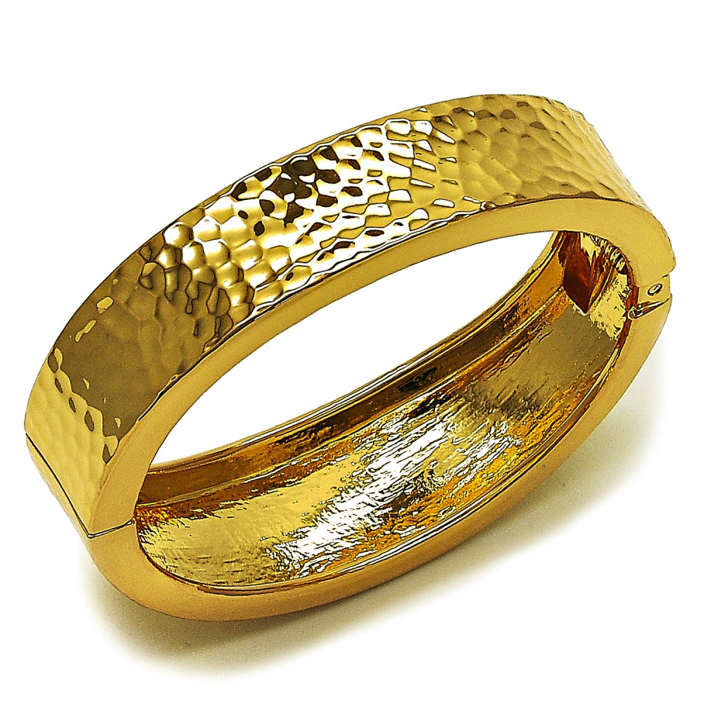 Oro Laminado Individual Bangle, Gold Filled Style Polished, Golden Finish