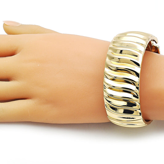 Oro Laminado Individual Bangle, Gold Filled Style Polished, Golden Finish