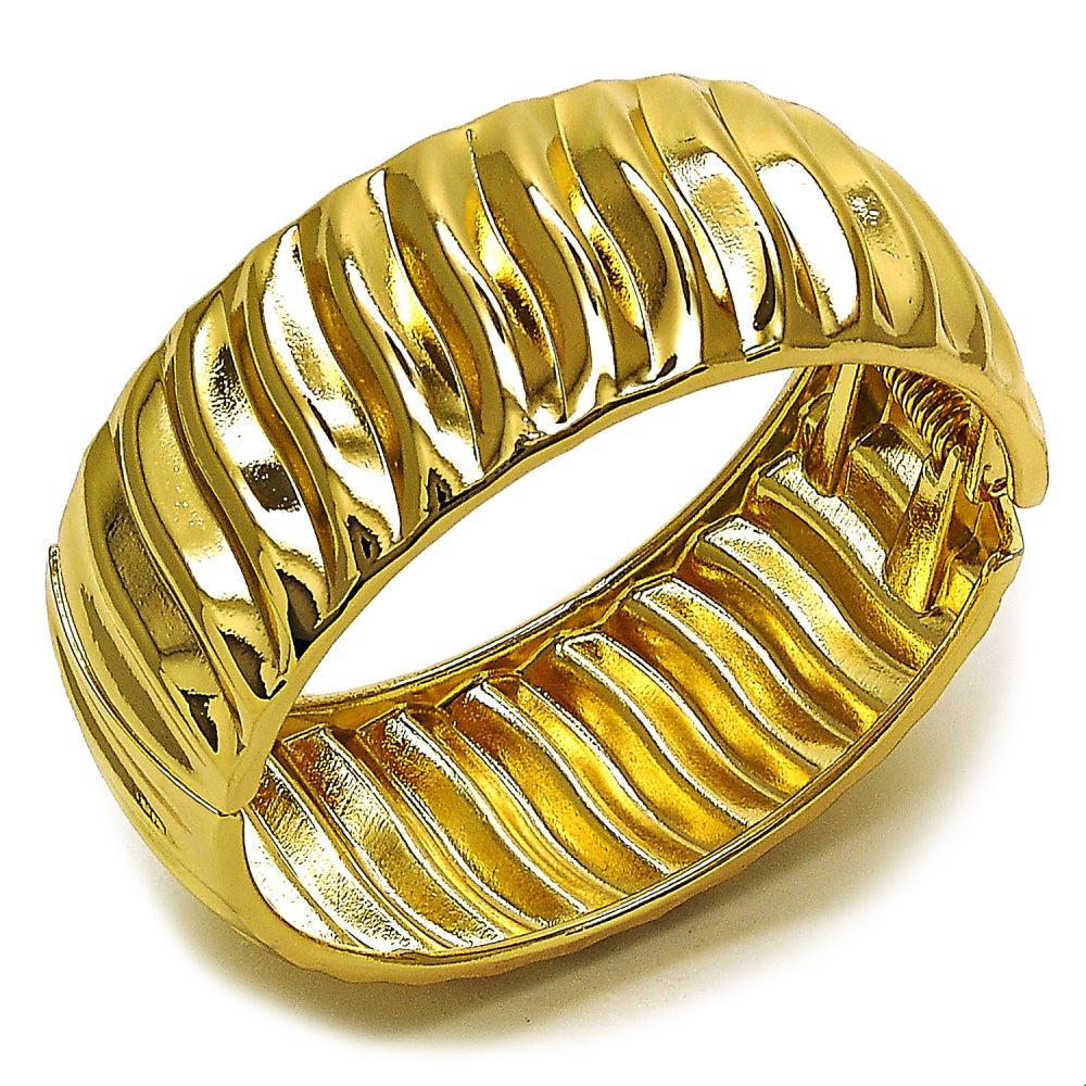 Oro Laminado Individual Bangle, Gold Filled Style Polished, Golden Finish