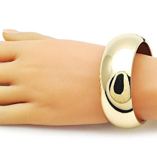 Oro Laminado Individual Bangle, Gold Filled Style Polished, Golden Finish
