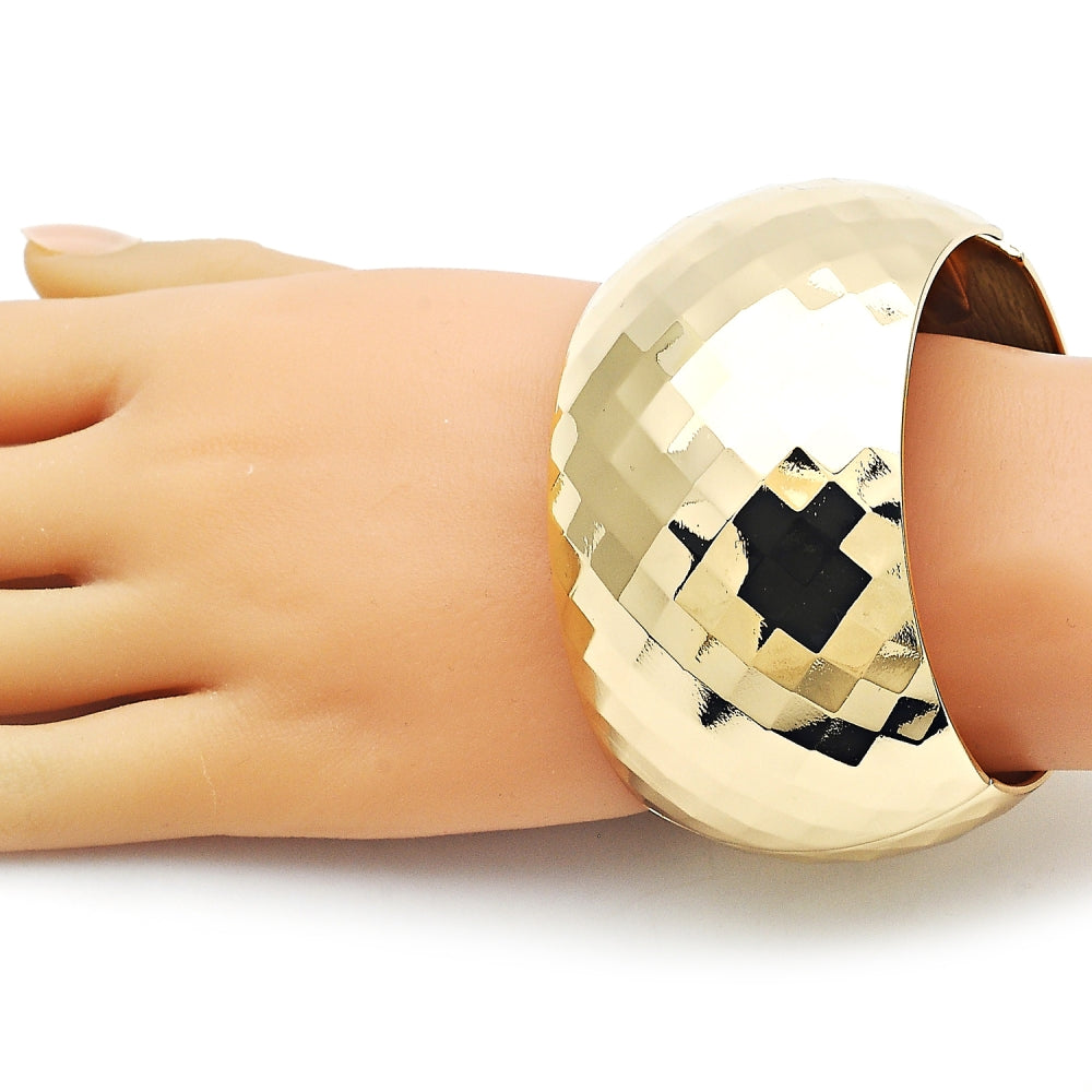 Oro Laminado Individual Bangle, Gold Filled Style Polished, Golden Finish