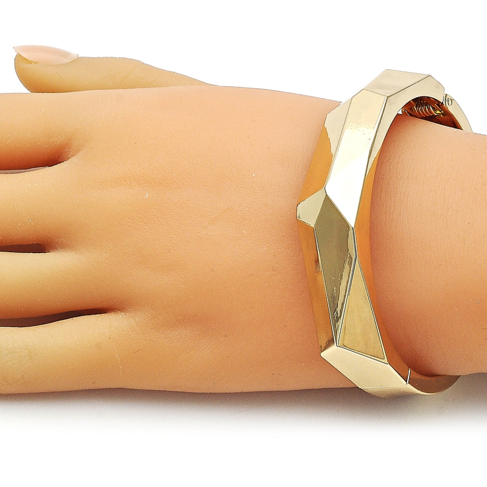 Oro Laminado Individual Bangle, Gold Filled Style Polished, Golden Finish