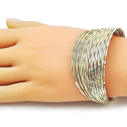Oro Laminado Individual Bangle, Gold Filled Style Polished, Golden Finish